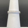 14K White Gold 1/4ctw Diamond Band - Image 2