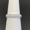 14K White Gold 1/4ctw Diamond Band